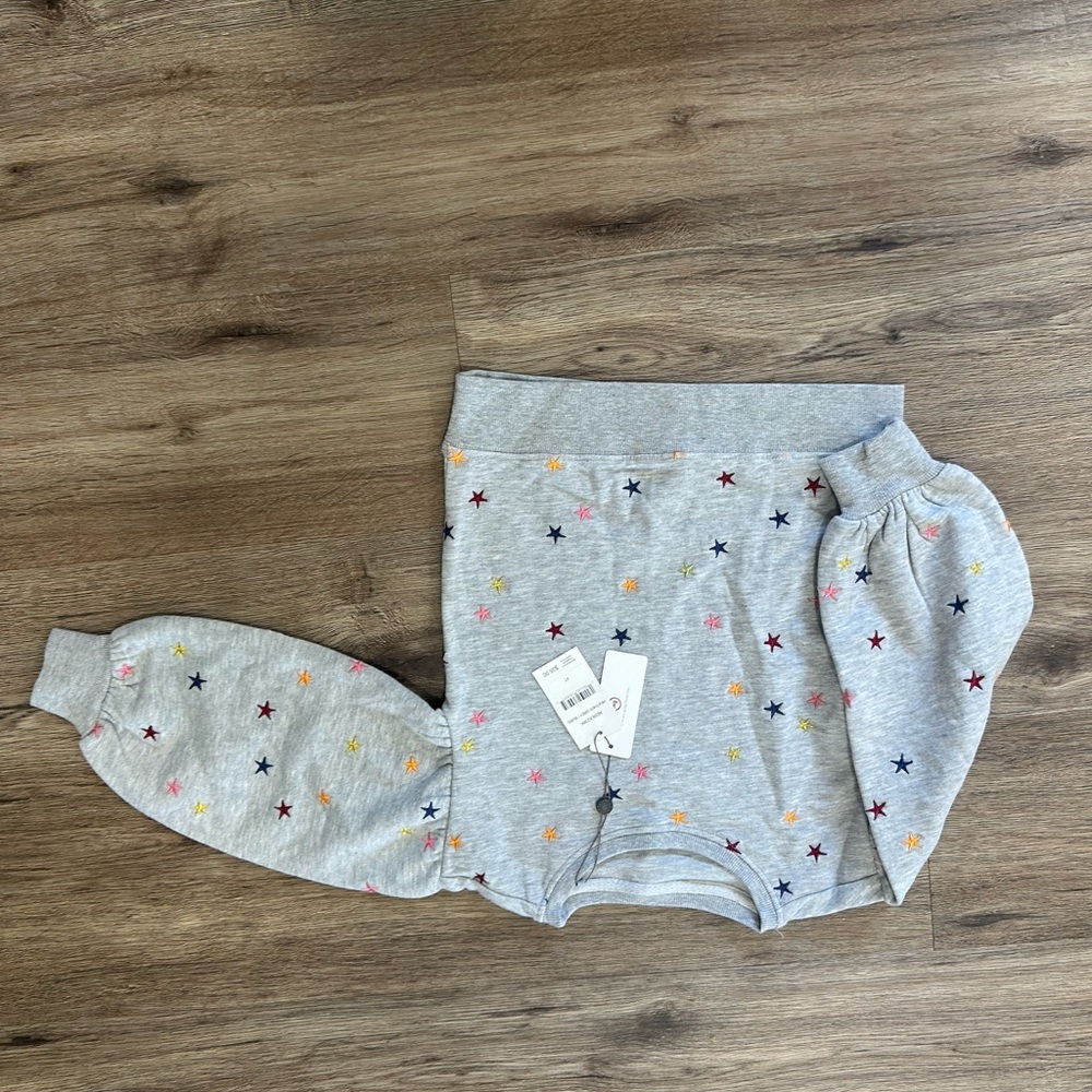 Ag Adriano Goldschmied Gray Star Pattern Kids Blouse